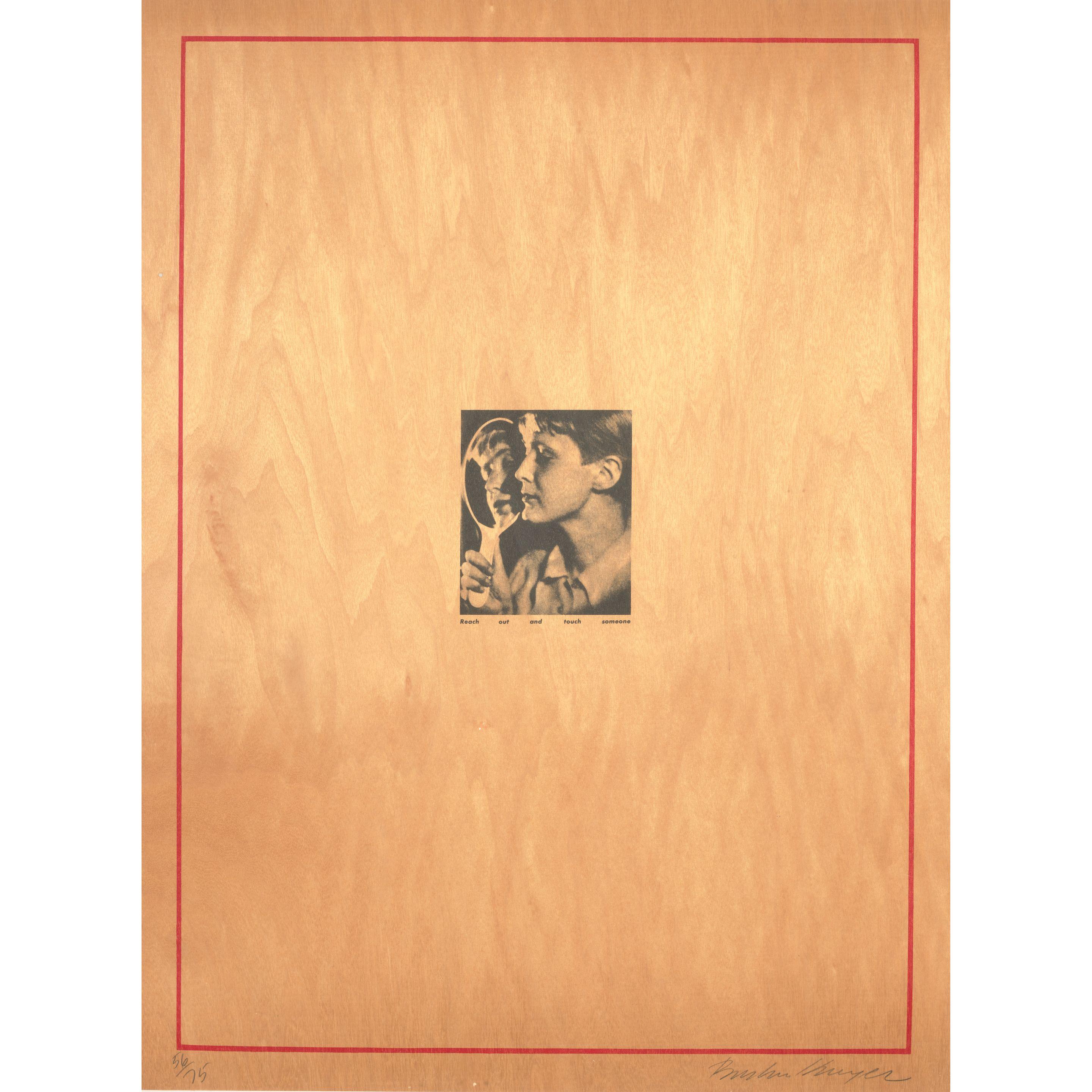 Barbara Kruger - Untitled (Reach out and Touch Someone), from Brooklyn Academy of Music Portfolio II