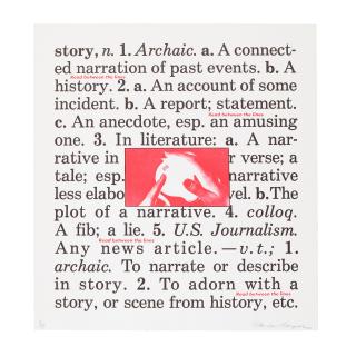 Barbara Kruger - Untitled (Read between the lines)