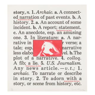 Barbara Kruger - Untitled (Read between the lines)