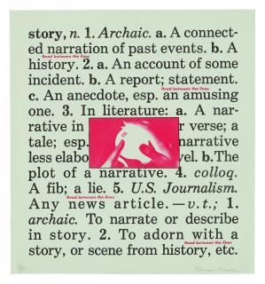 Barbara Kruger - Untitled (Read Between The Lines)