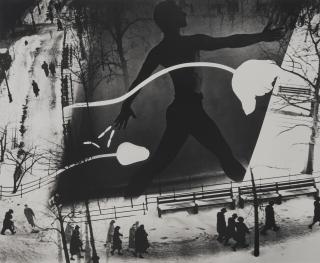 Barbara Morgan - Spring on Madison Square, 1938