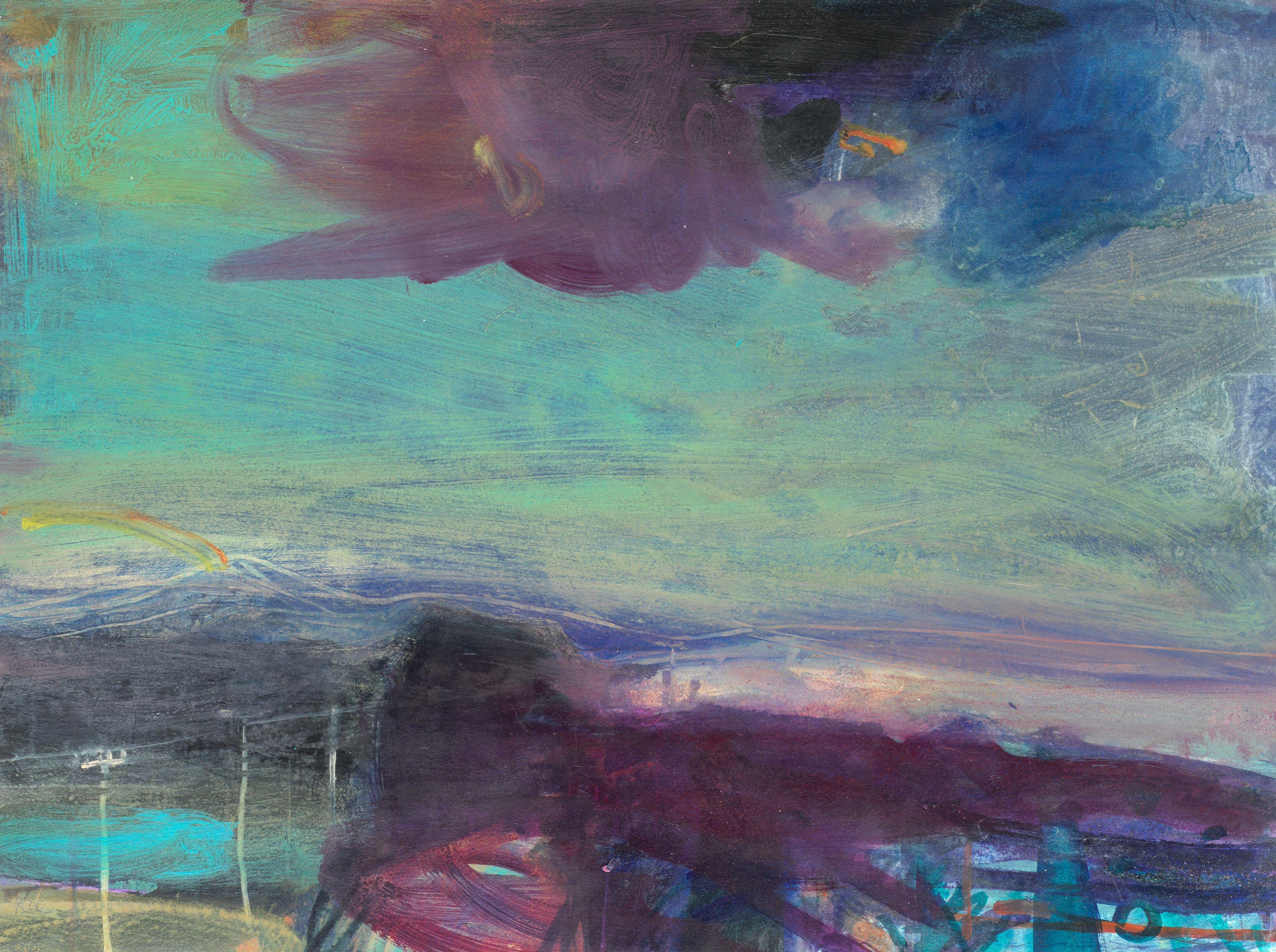 Barbara Rae C.B.E., R.A., R.S.A. - Karoo Dusk