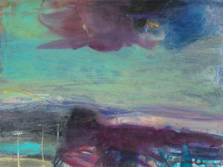 Barbara Rae C.B.E., R.A., R.S.A. - Karoo Dusk