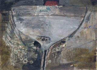 Barbara Rae, R.A., R.S.A., R.S.W. - Boat at Badenskallie