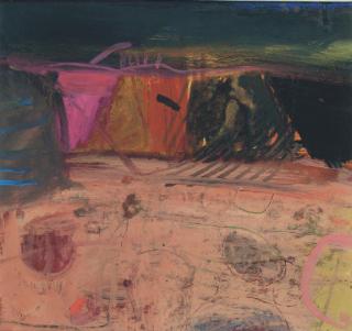 Barbara Rae, R.A., R.S.A., R.S.W. - Field Mark, Volterra, Tuscany