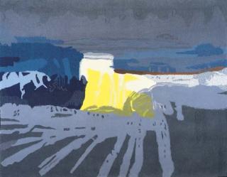 Barbara Rae, R.A., R.S.A., R.S.W. - North Field, Achiltibue, near Ullapool