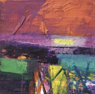 Barbara Rae, R.A. - Downpatrick: Late Sky