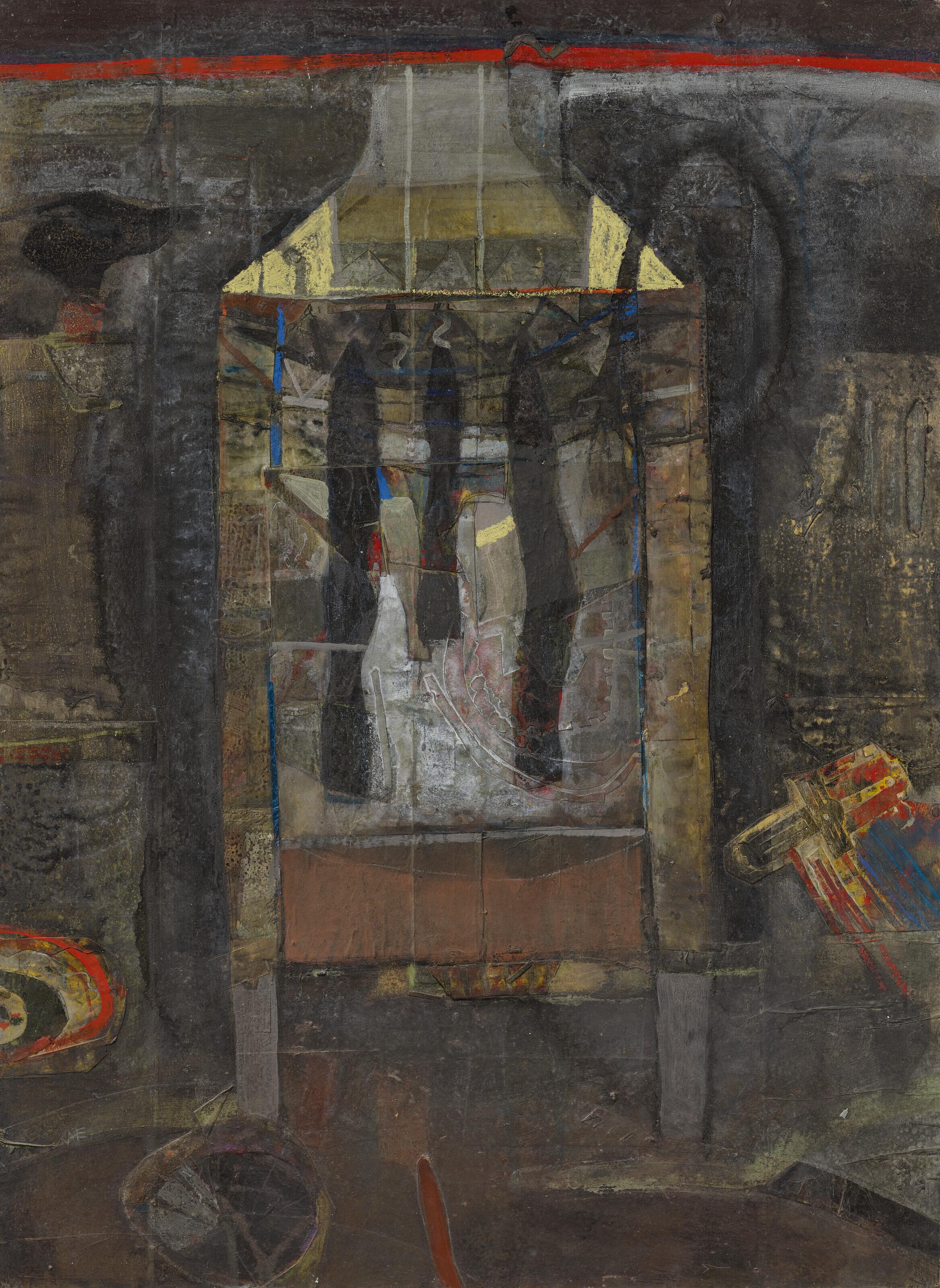 Barbara Rae, R.A. - Peat Drying