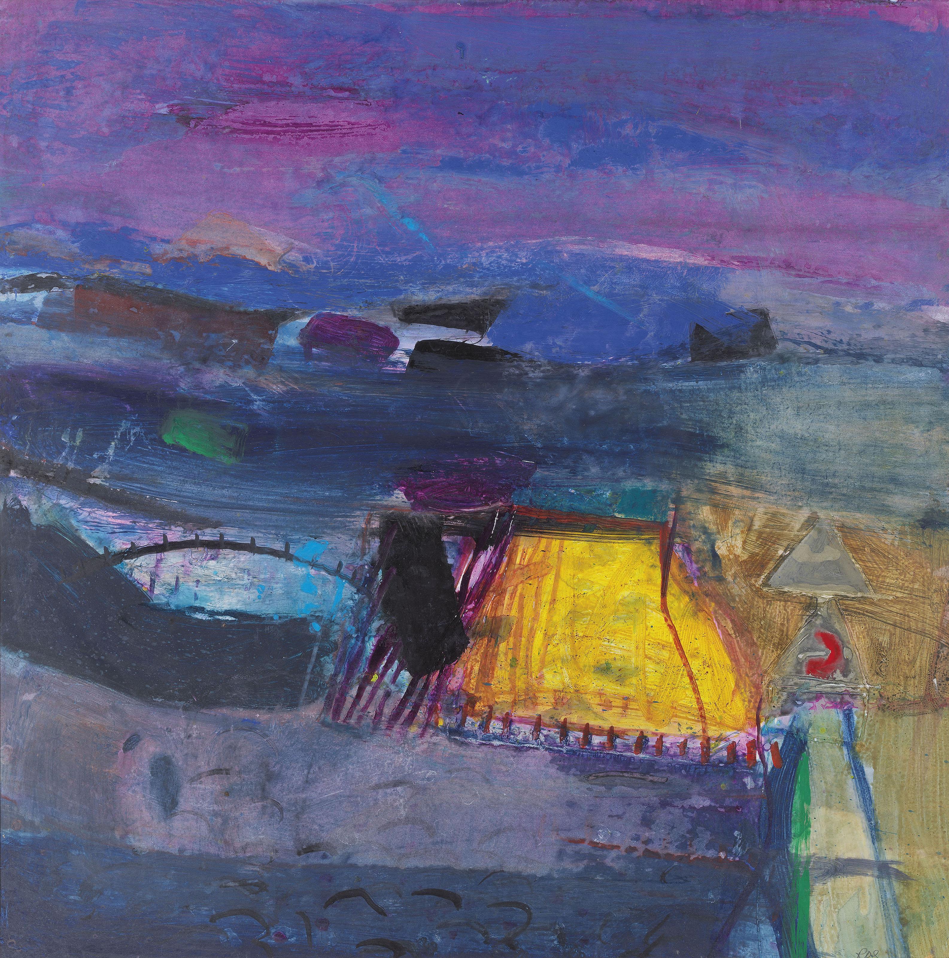 Barbara Rae, R.A. - Red Crescent