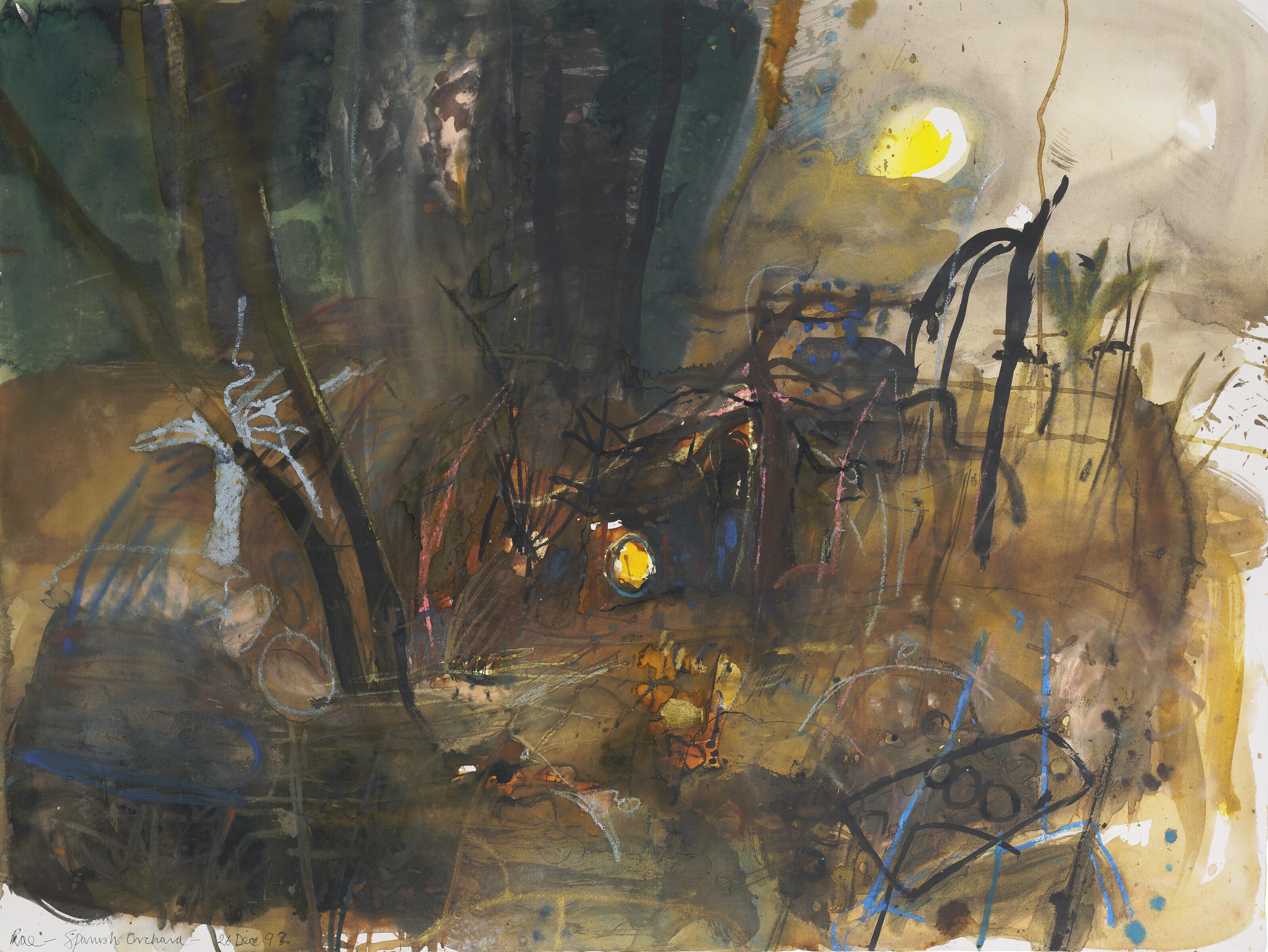 Barbara Rae, R.A. - Spanish Orchard