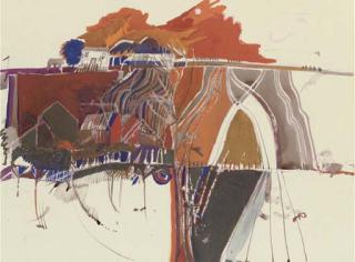 Barbara Rae, R.S.A., R.A. - Plough Pattern