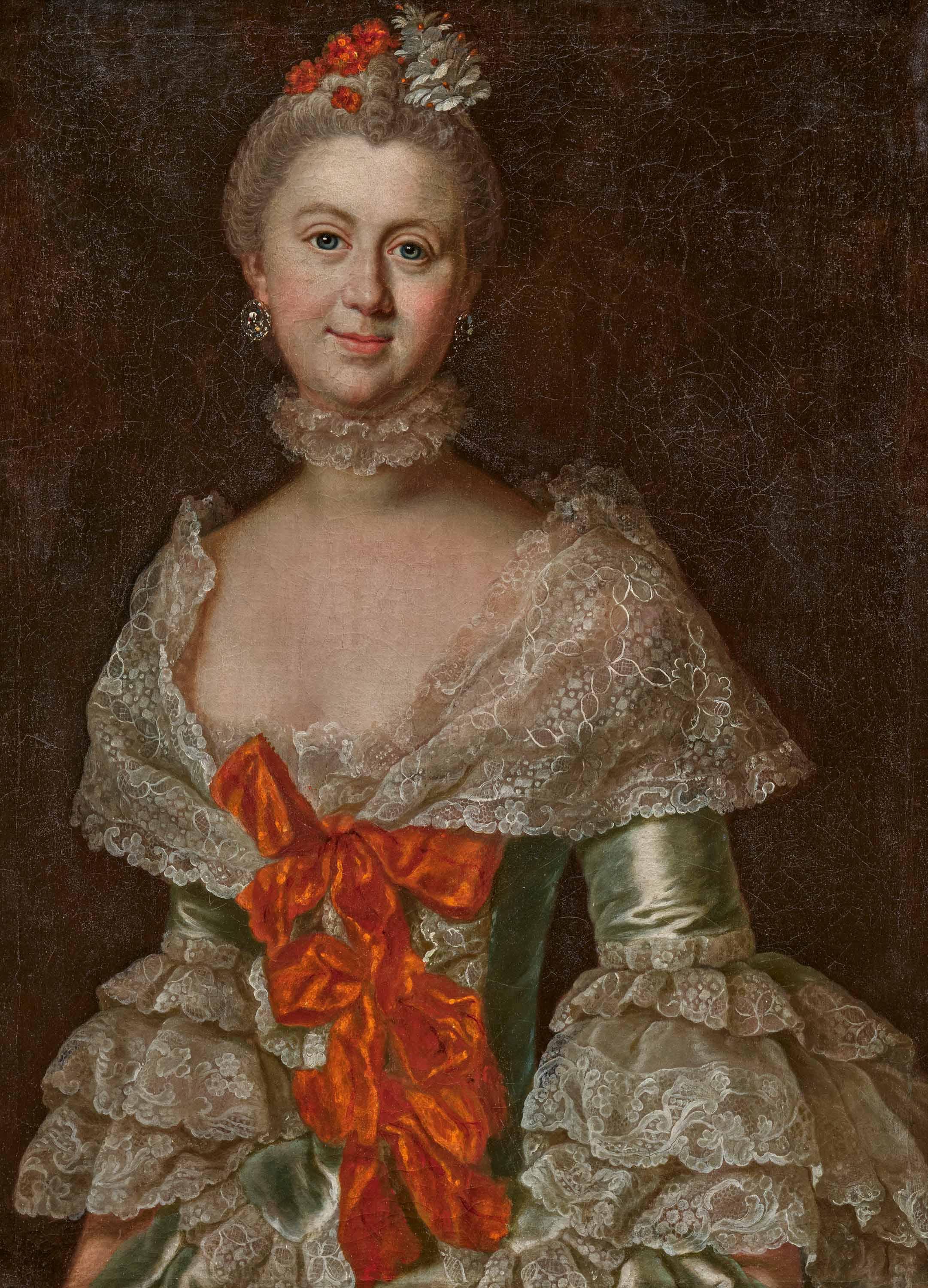 Barbara Rosina Von Lisiewska - Bildnis des Fräuleins von Tschirschky-Bögendorff.
