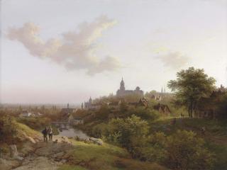 Barend Cornelis Koekkoek - A View of Cleves