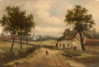 Barend Cornelis Koekkoek - Paesaggi nordici con viandanti