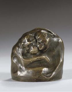 Barend Jordens - Monkeys - A Paperweight