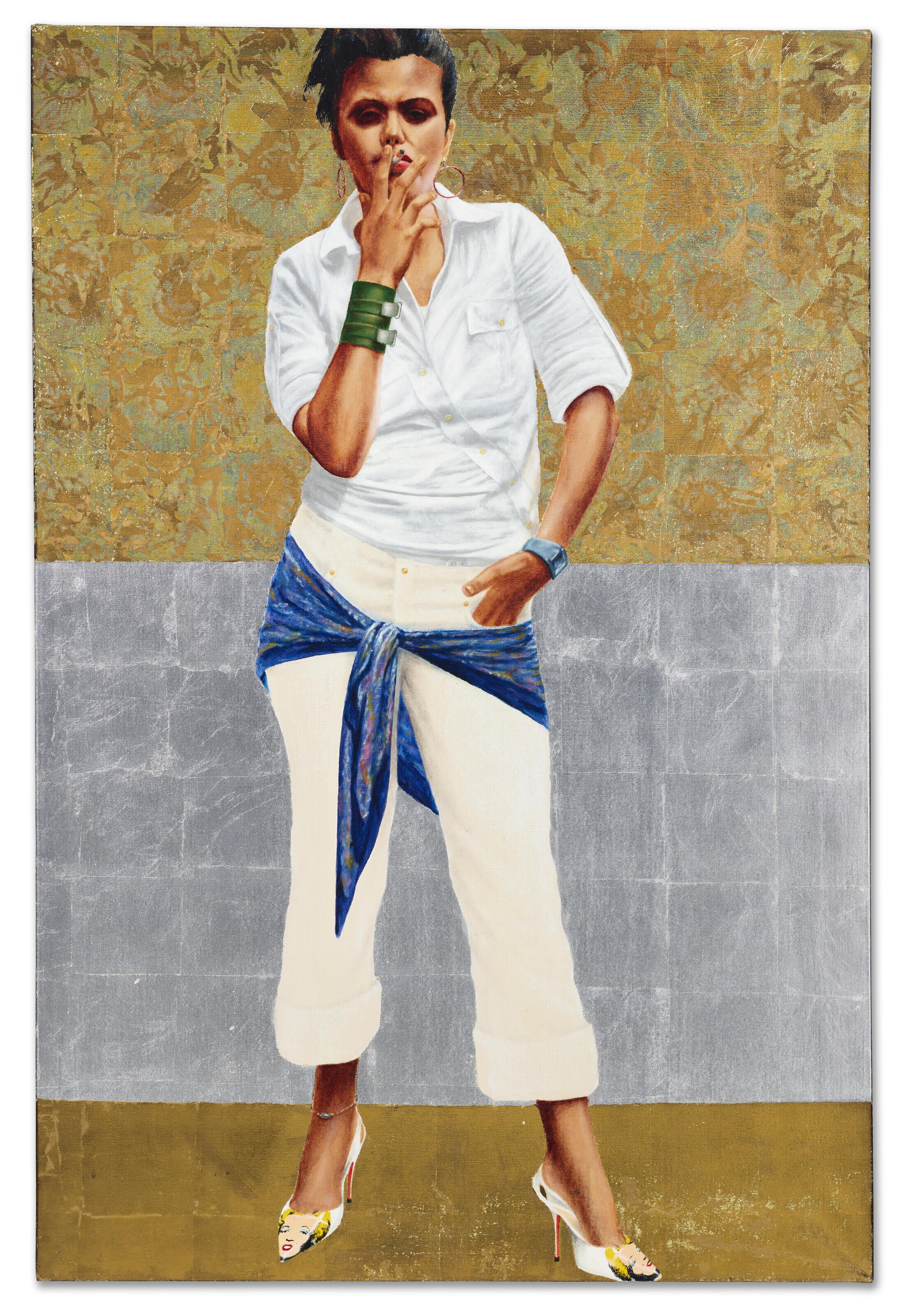 Barkley L. Hendricks - Triple Portrait: World Conqueror