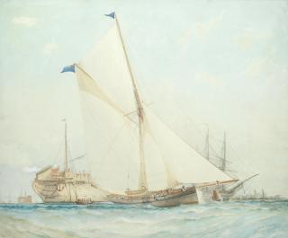 Barlow Moore - A cutter yacht of the Royal Northern Yacht Club in Portsmouth Harbour