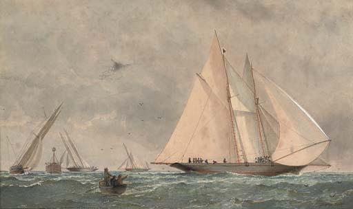 Barlow Moore - Schooners and yachts racing