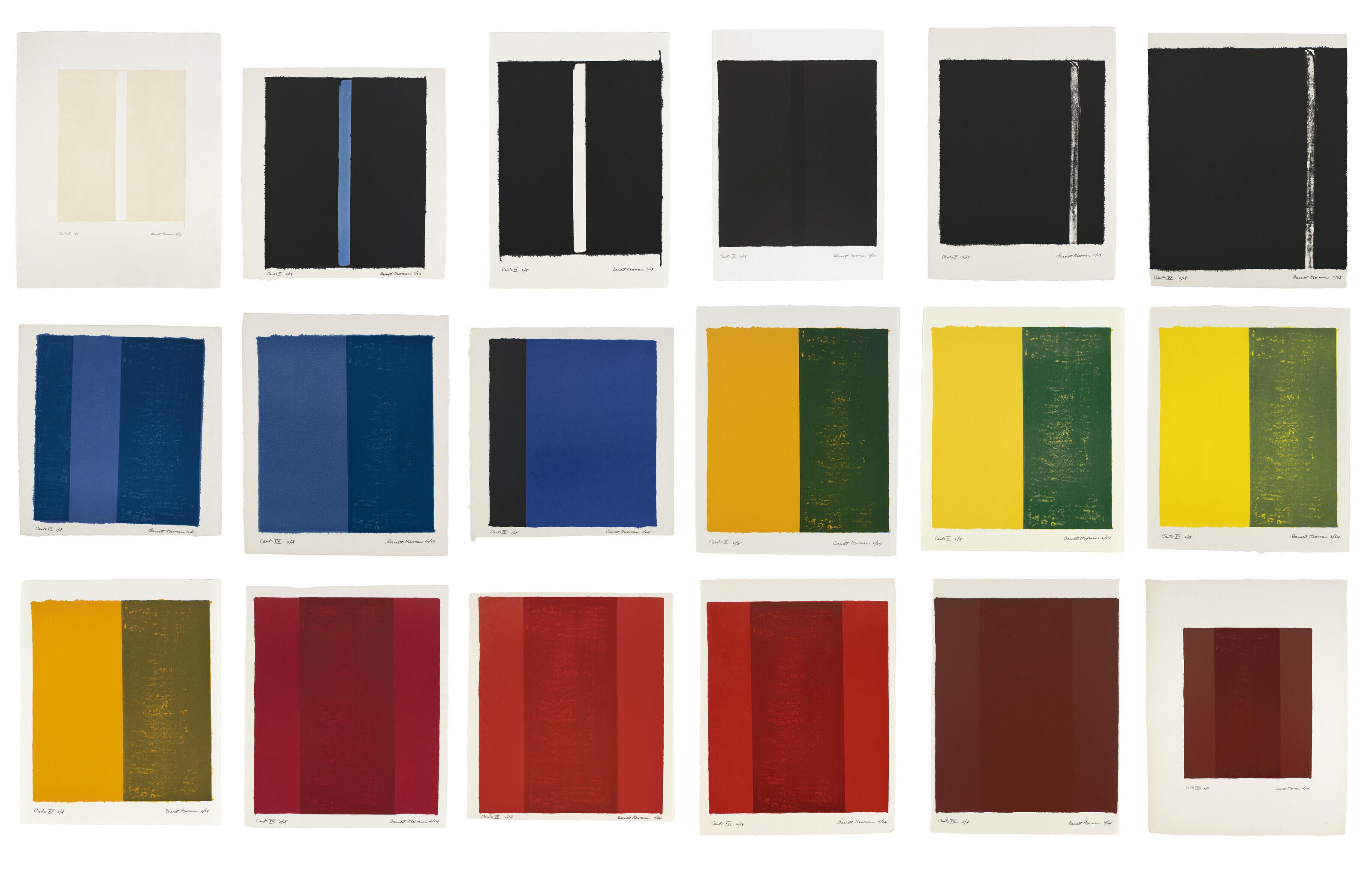 Barnett Newman - 18 Cantos