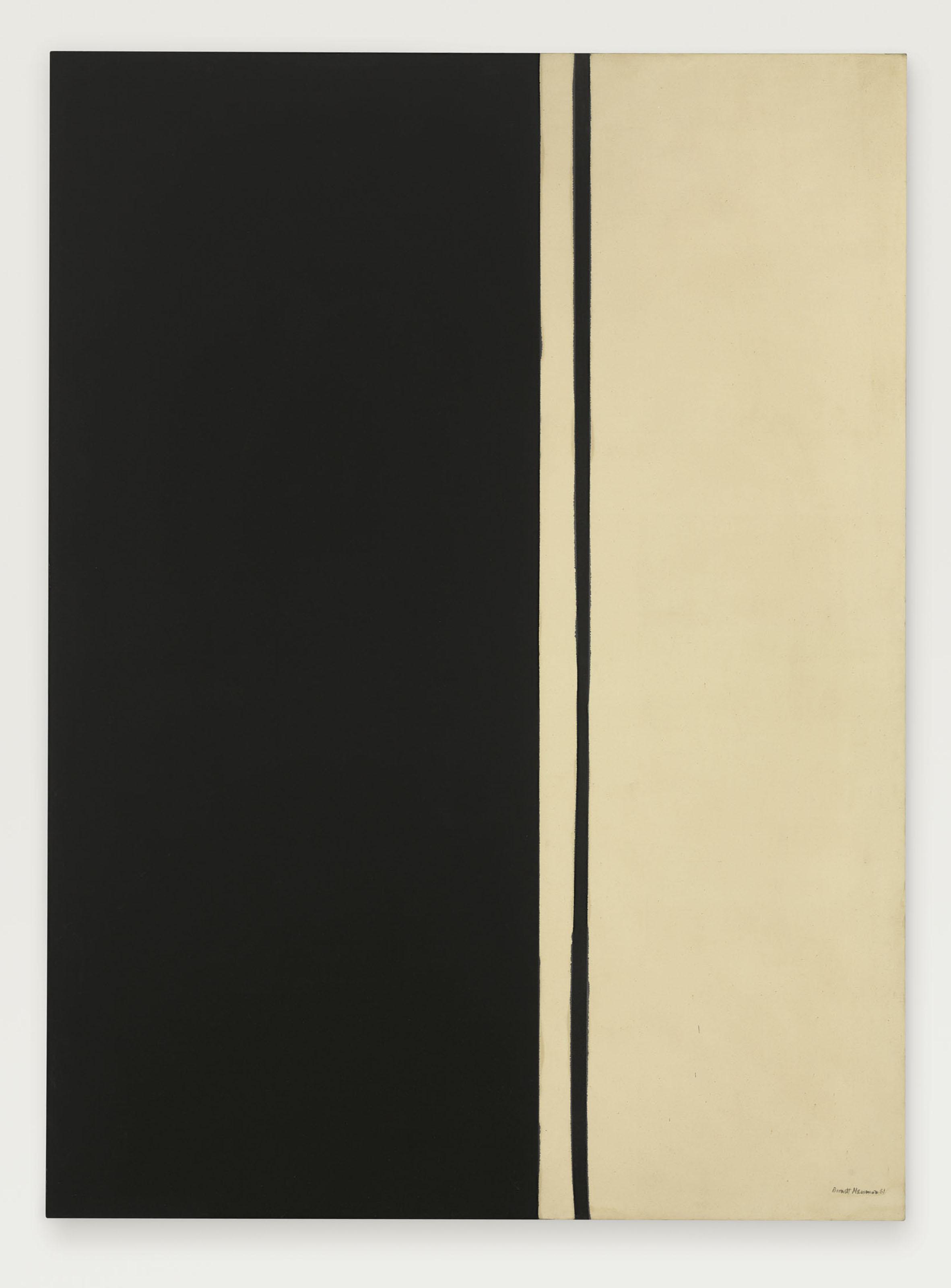 Barnett Newman - Black Fire I