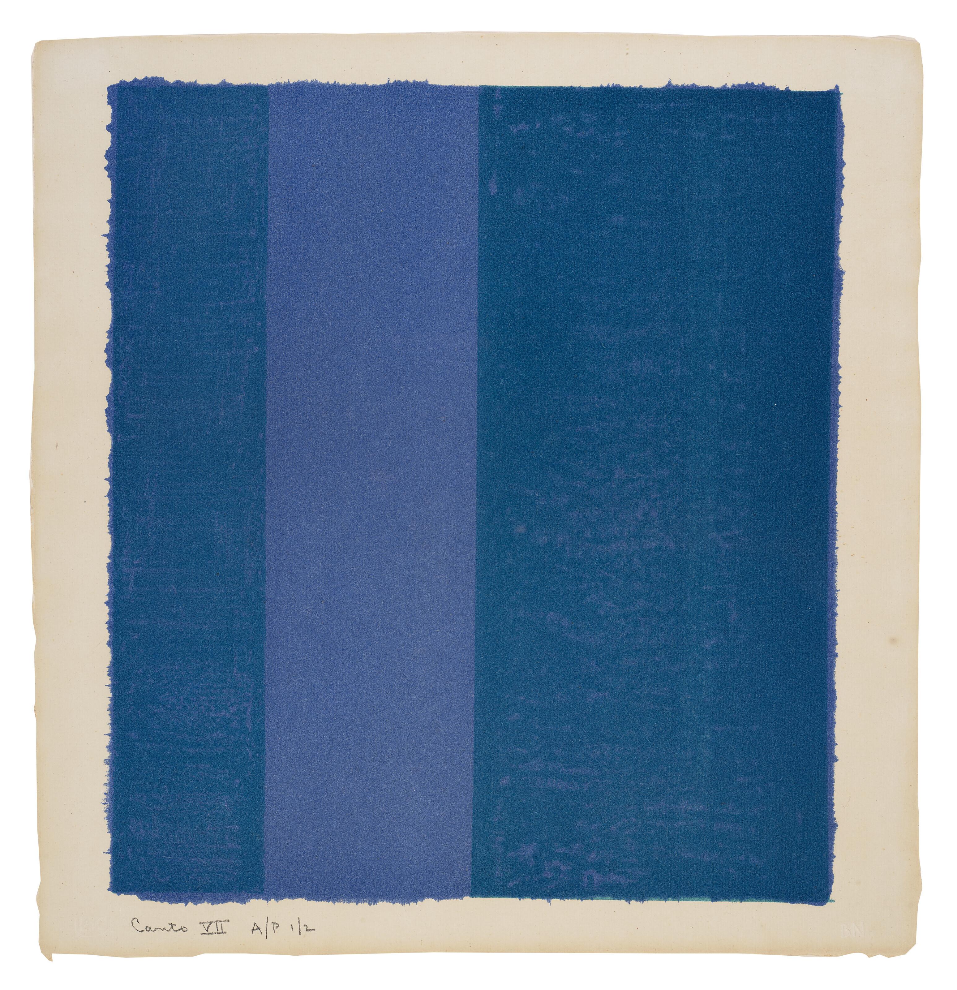 Barnett Newman - Canto Vii, From 18 Cantos
