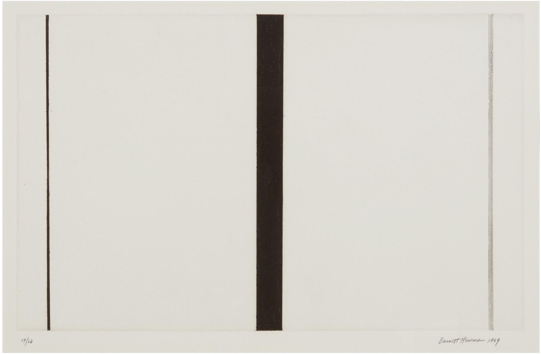 Barnett Newman - Untitled Etching 1