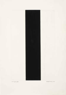 Barnett Newman - Untitled Etching 2 (The Barnett Newman Foundation 250; Sparks 41)
