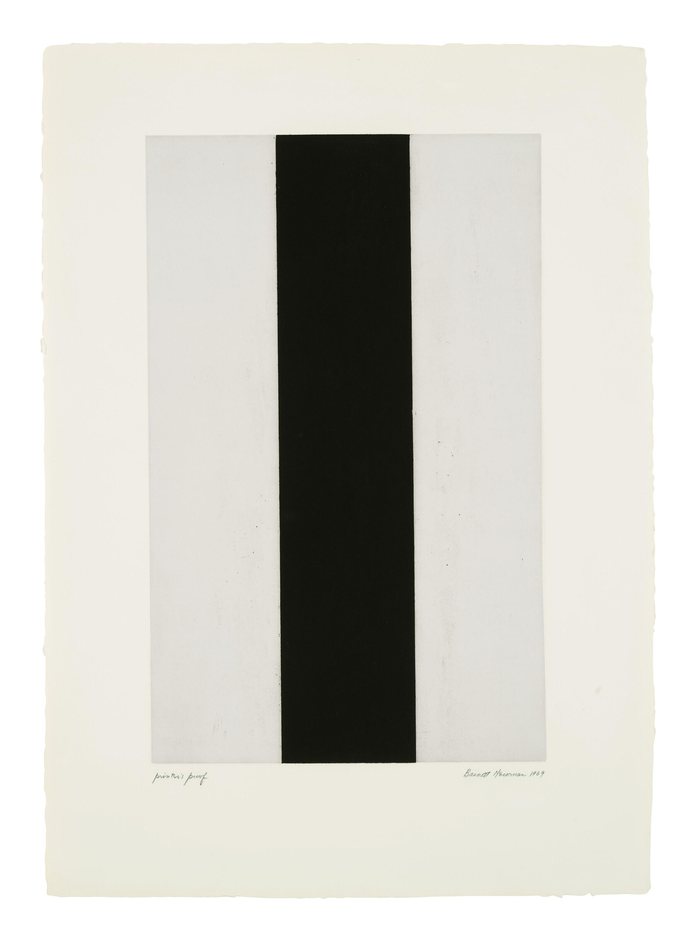 Barnett Newman - Untitled Etching 2
