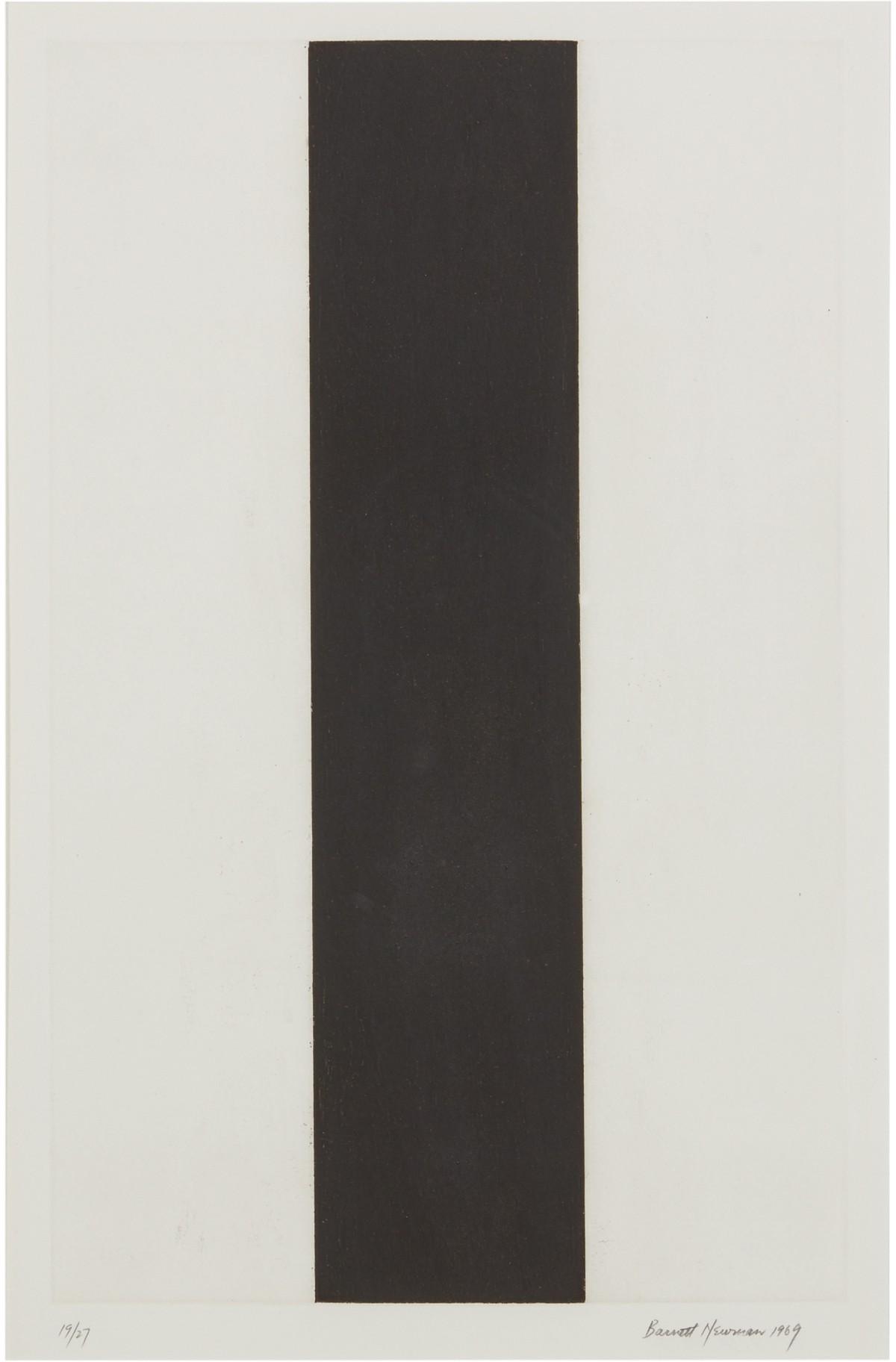 Barnett Newman - Untitled Etching 2