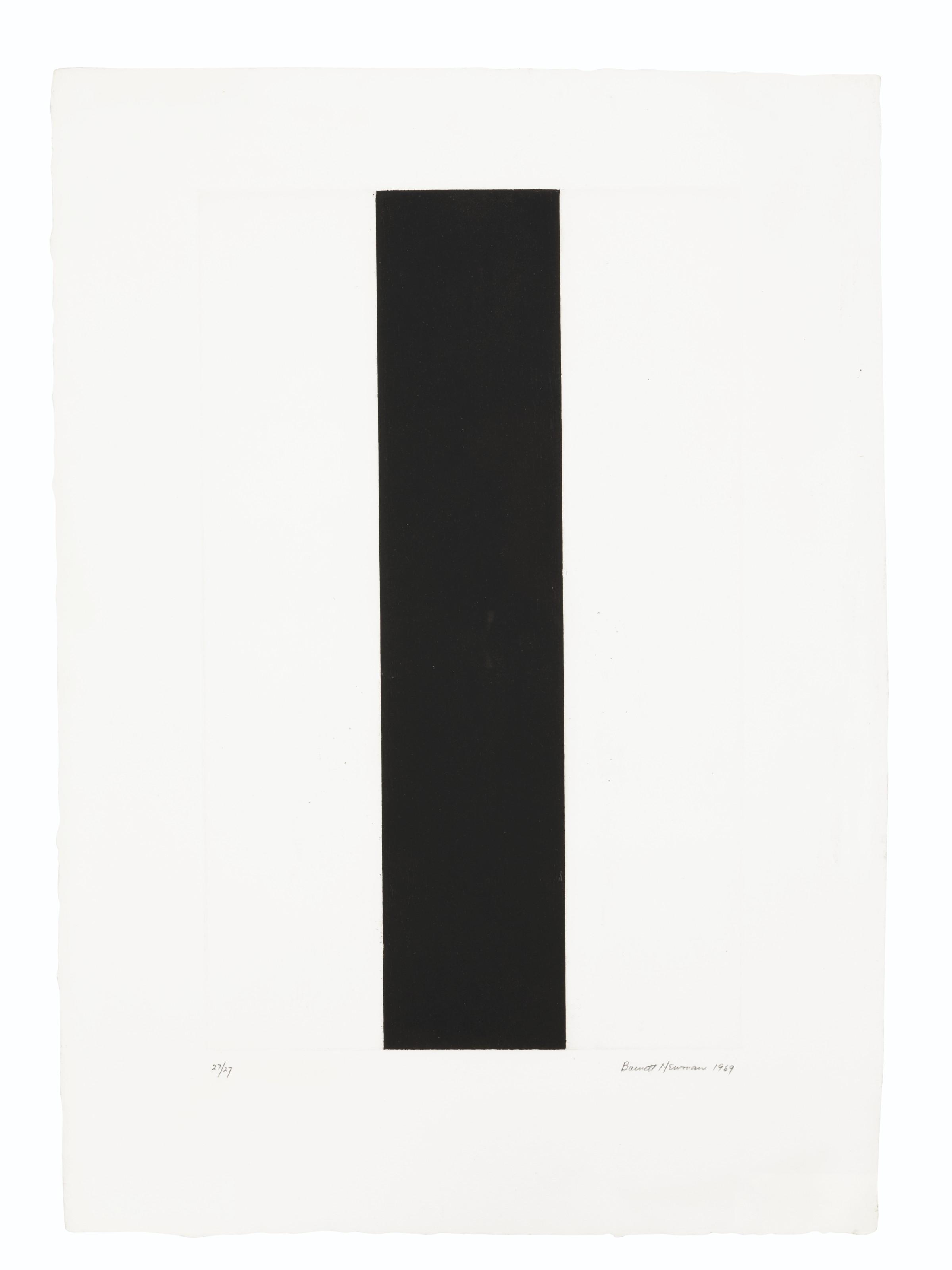 Barnett Newman - Untitled Etching 2