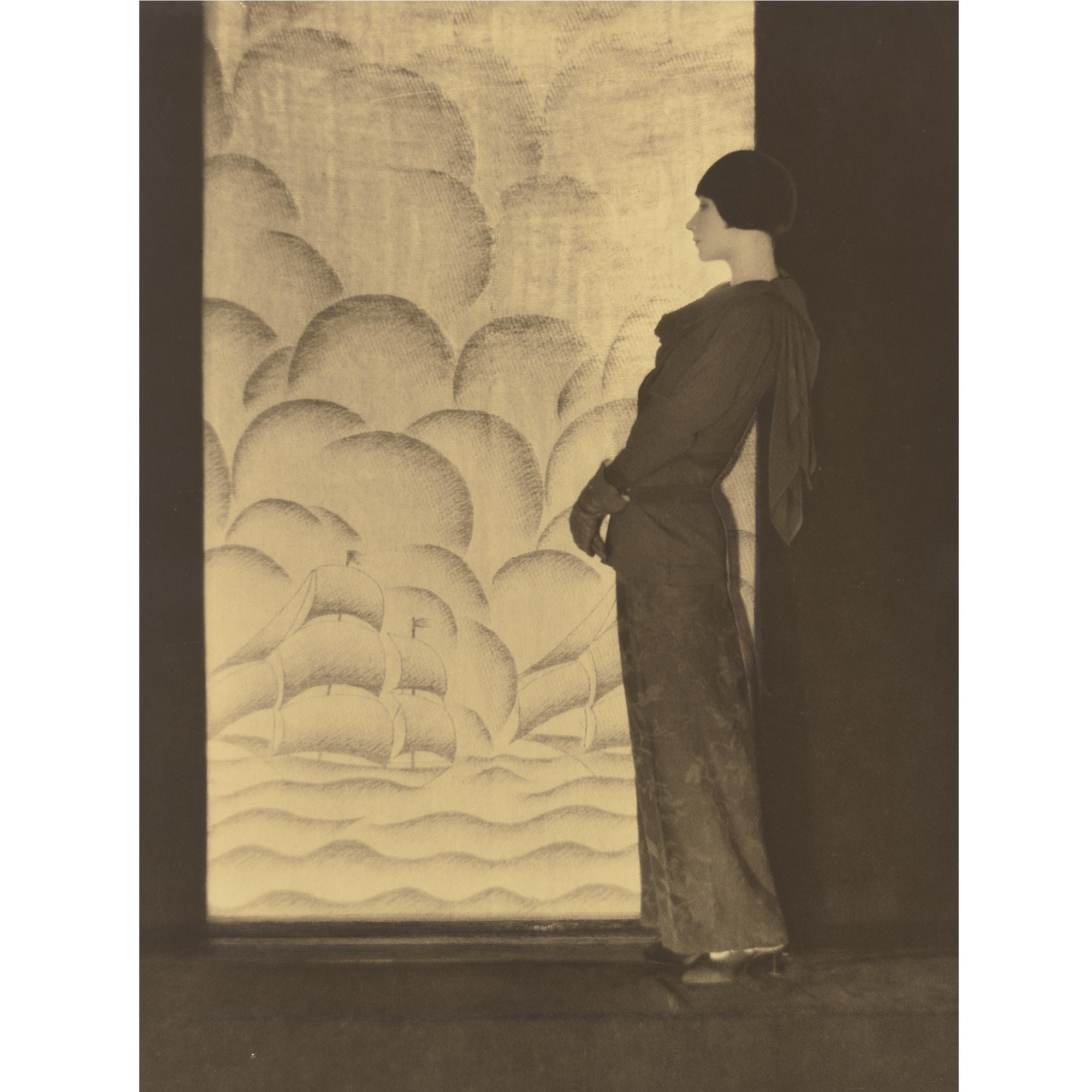 Baron Adolf De Meyer - \'A New Beige Wall Fabric From Rodier\'