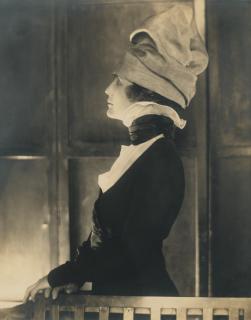 Baron Adolph De Meyer - Etude Pour Vogue, 1918-21Vintage Silver Print, Flush-Mounted To Original Card. Titled And Dated In Pencil On A Slip Of Card Mounted With The Print. Mounted And Framed.