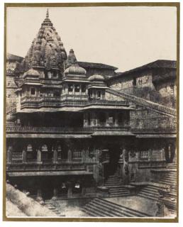 Baron Alexis De Lagrange - Temple Hindou Moderne à Mondlesir entre Agra & Bombay Hindoustan