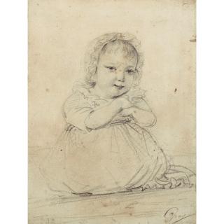 Baron Antoine-Jean Gros - Emma À Quinze Mois (Portrait Présumé D\'Emma, Fille D\'Antonio Canova)