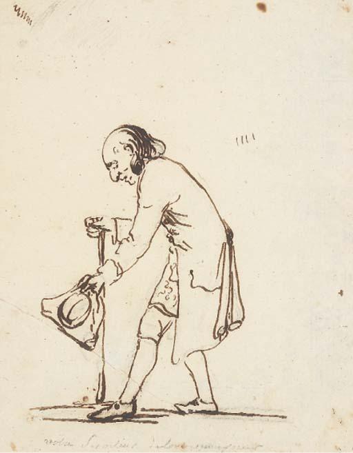 Baron Dominique-Vivant Denon - Un homme de profil à gauche s\'inclinant