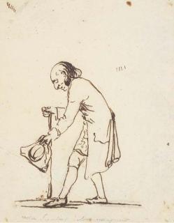 Baron Dominique-Vivant Denon - Un homme de profil à gauche s\'inclinant