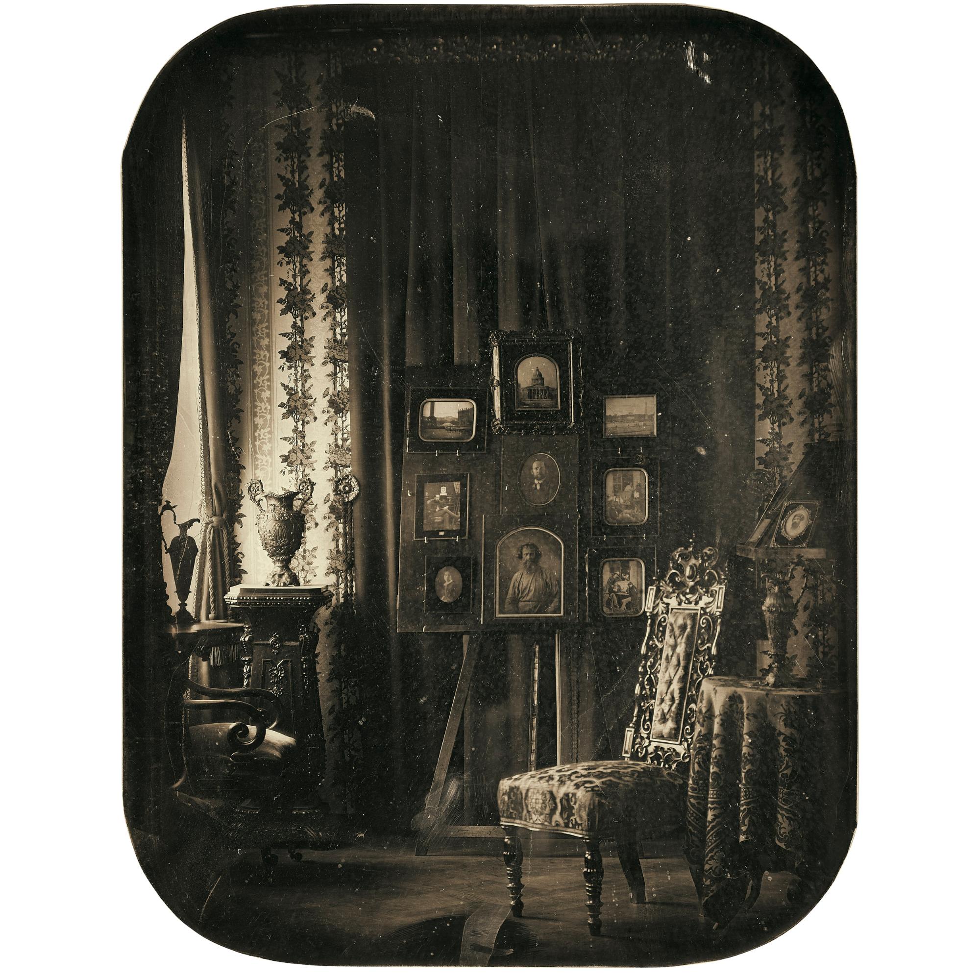 Baron Jean-Baptiste-Louis Gros - Vue Du Salon Du Baron Gros, Vers 1850-1857