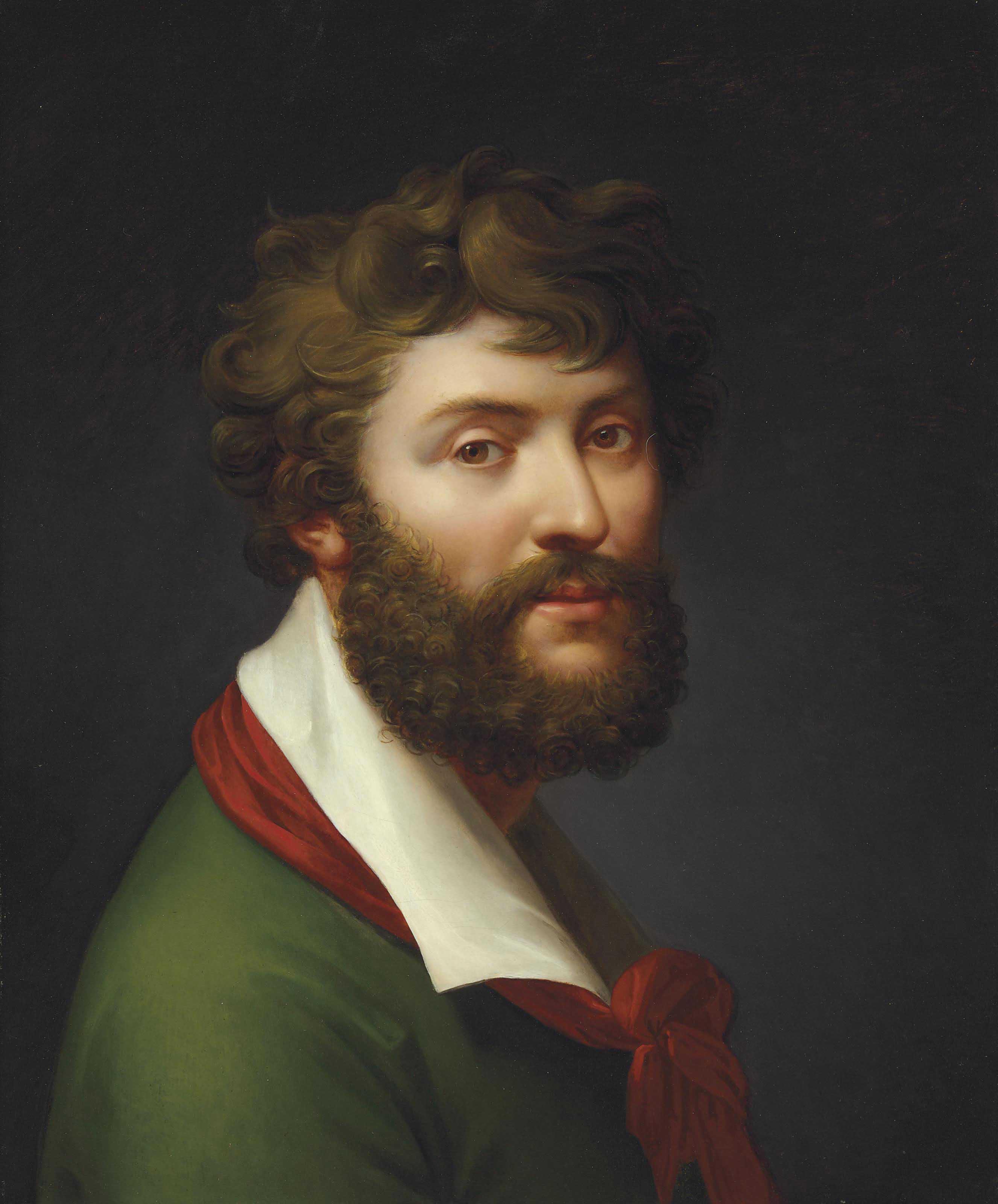 Baron Jean-Baptiste Regnault - Self Portrait