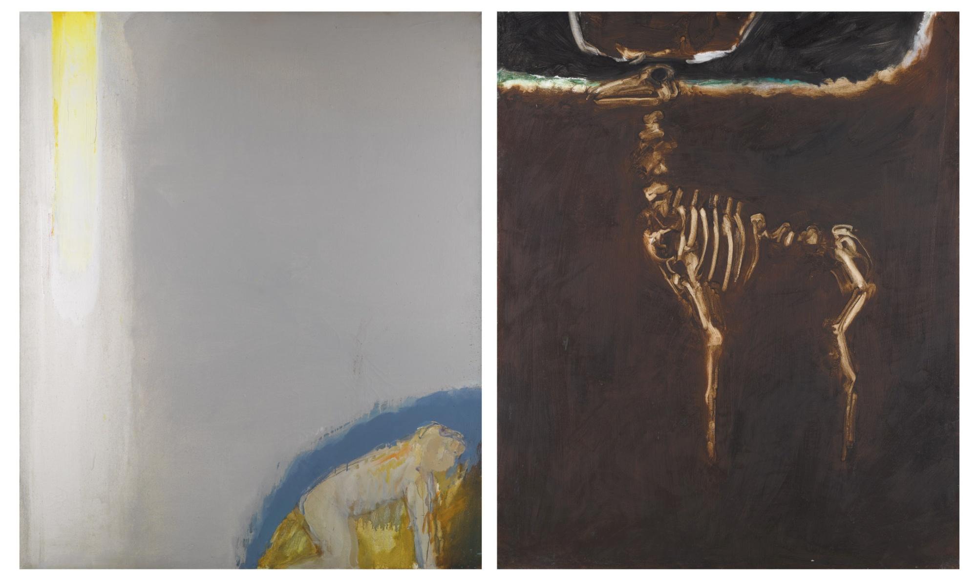 Barrie Cooke - Elk Meets Sweeney (Small Version)