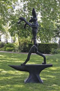 Barry Flanagan, R.A. - Boxing Hare on Anvil