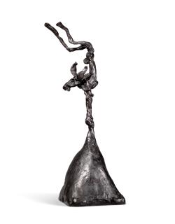 Barry Flanagan - Acrobat on Pyramid