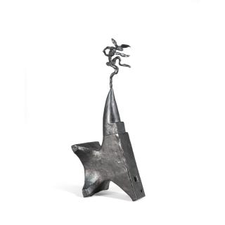 Barry Flanagan - B34541 (Small Nijinski On Anvil Point)