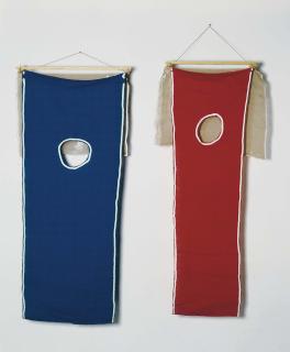 Barry Flanagan - (i) Light Red (ii) Dark Blue