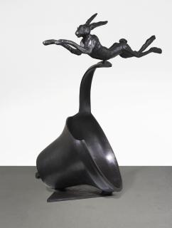 Barry Flanagan - Leaping Hare on Curly Bell