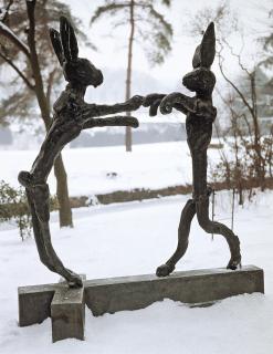 Barry Flanagan - The Boxing Ones