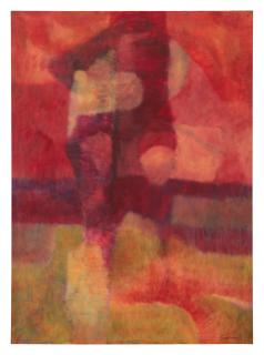 Barry Kernerman - Red Figure In A Red Landscape