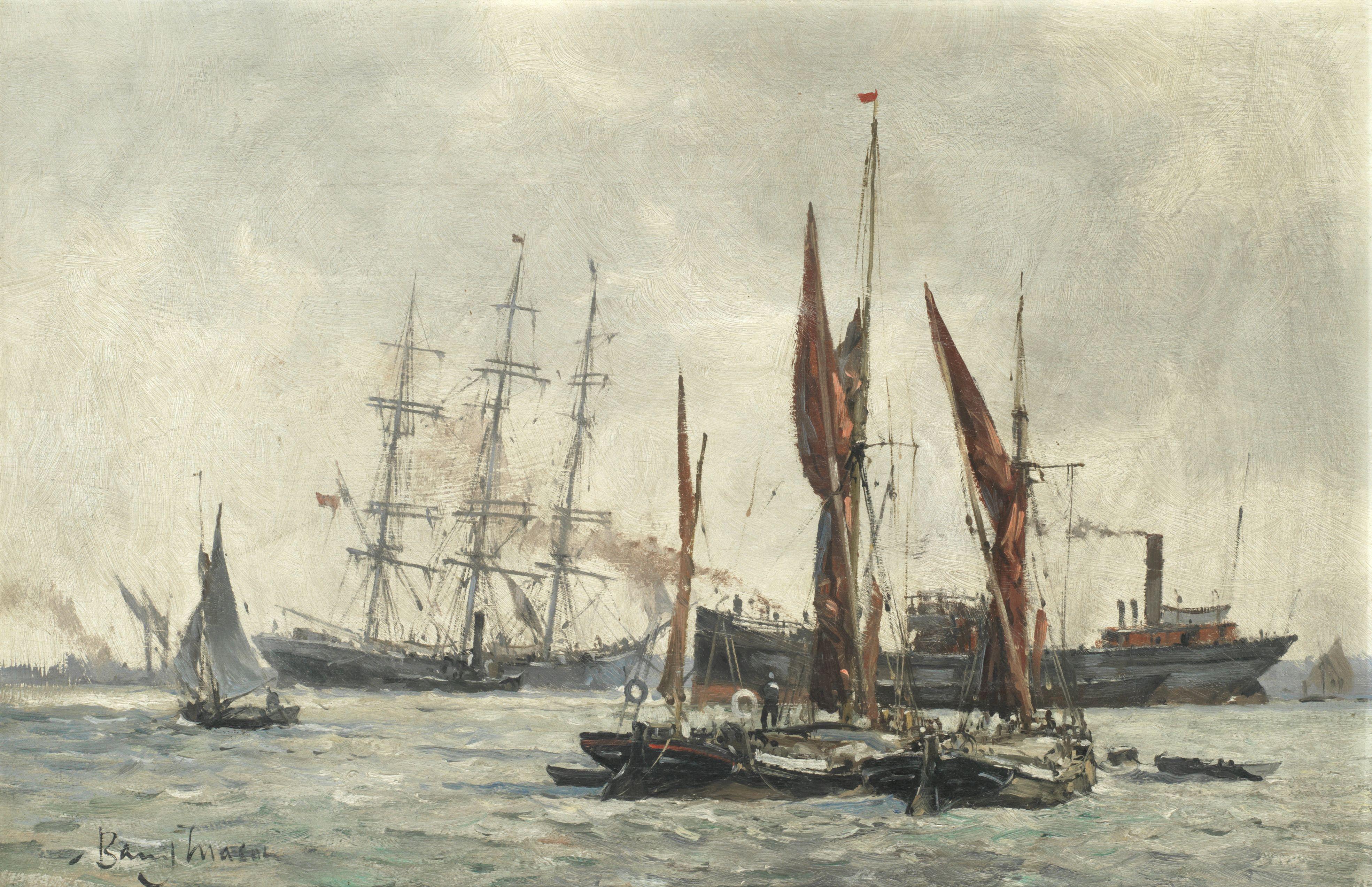 Barry Mason - \'An Impression of the Thames c. 1900\'