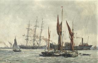 Barry Mason - \'An Impression of the Thames c. 1900\'