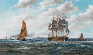 Barry Mason - Shipping in the Thames estuary