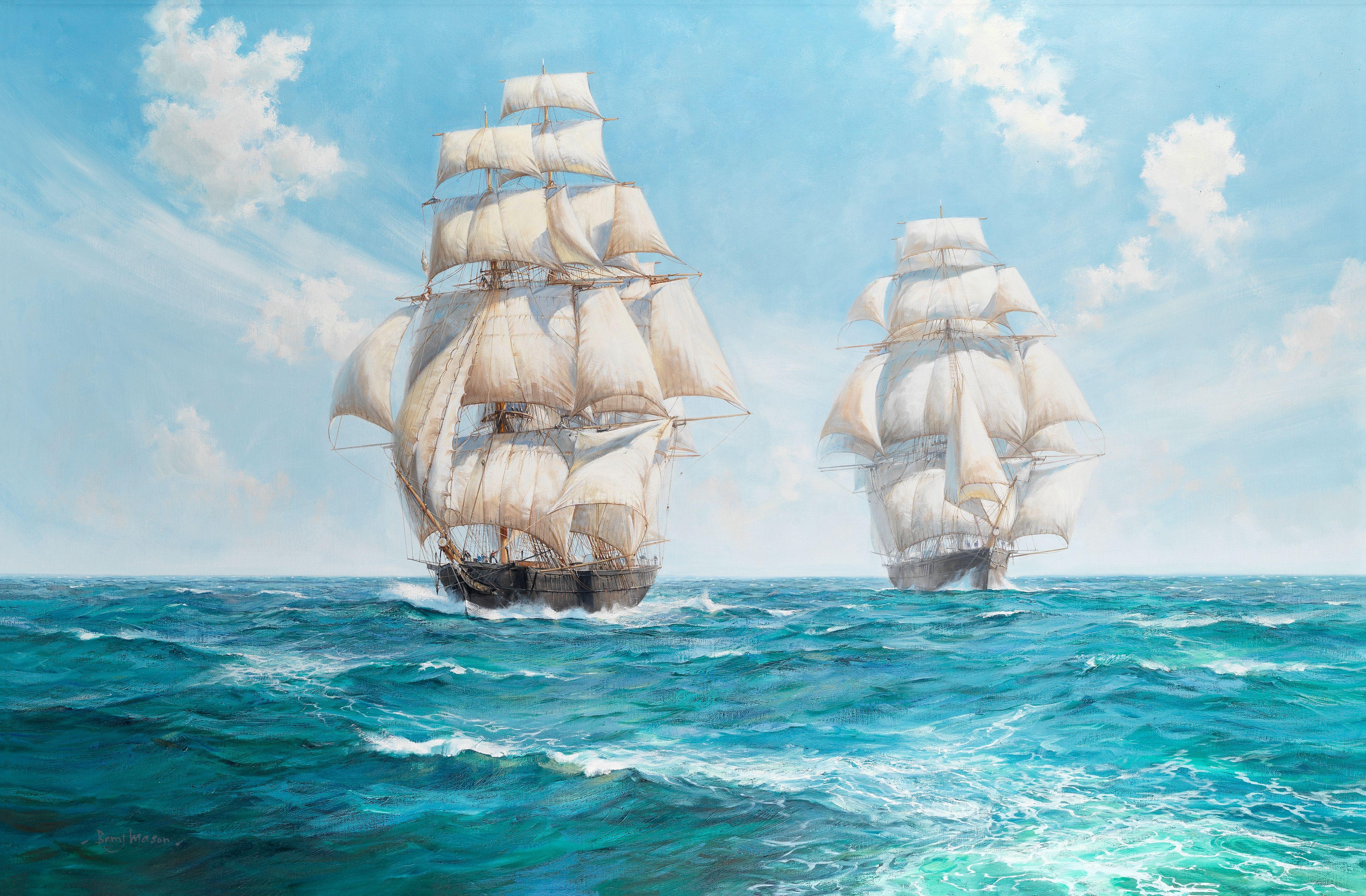 Barry Mason - \'The Rivals - Taeping in company with Fiery Cross, 1866\'